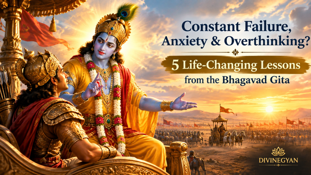 bhagavad gita overthinking krishna arjuna